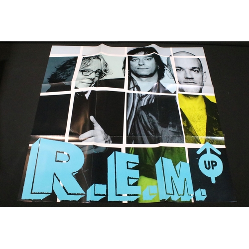 52 - Memorabilia - 1998 R.E.M. Fan Club Holiday Gift Package complete with VHS, Poster, Sticker, Cards, C... 