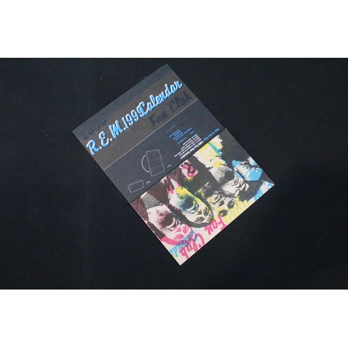 52 - Memorabilia - 1998 R.E.M. Fan Club Holiday Gift Package complete with VHS, Poster, Sticker, Cards, C... 