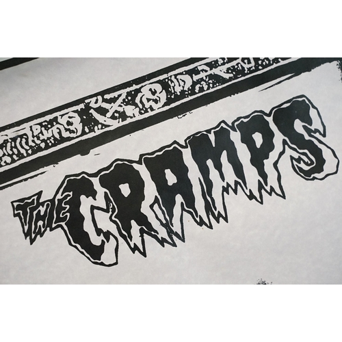 8 - Memorabilia - The Cramps original UK 1980 promo poster for the single “Drug Train” issued by Illegal... 