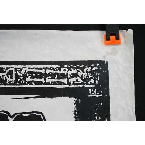 8 - Memorabilia - The Cramps original UK 1980 promo poster for the single “Drug Train” issued by Illegal... 