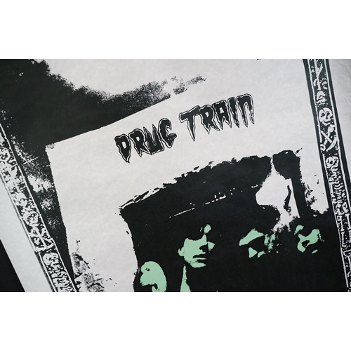 8 - Memorabilia - The Cramps original UK 1980 promo poster for the single “Drug Train” issued by Illegal... 