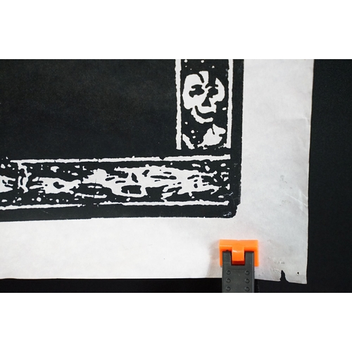 8 - Memorabilia - The Cramps original UK 1980 promo poster for the single “Drug Train” issued by Illegal... 