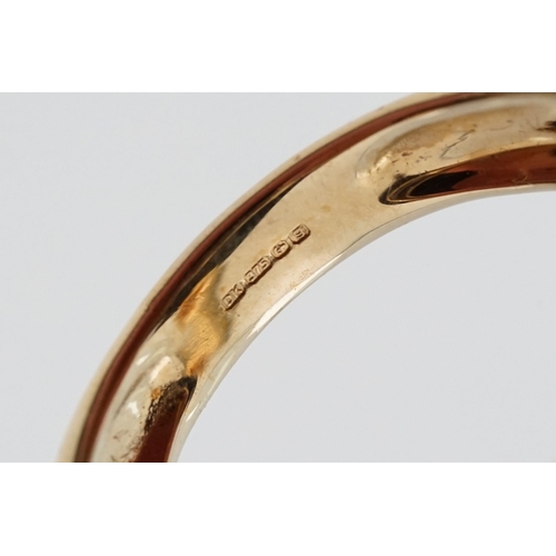 58 - 9ct gold and mystic topaz dress ring being set with a cushion cut mystic topaz to the head. Hallmark... 