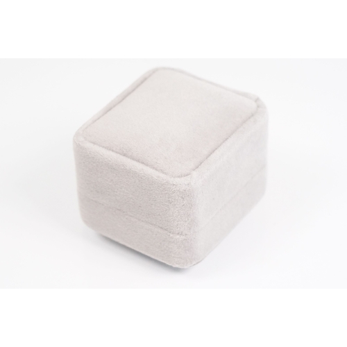 169 - 9ct gold and cz three stone ring (marked 9k, size L.5), together with a pair of sapphire and white s... 