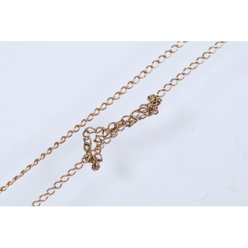 151 - 9ct gold heart padlock clasp marked JP, 9ct. Measures 2.2cm. Together with a 9ct gold cross pendant ... 