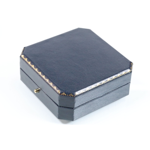 19 - 18ct white gold and diamond pendant necklace. The pendant being bezel set with eighteen round brilli... 