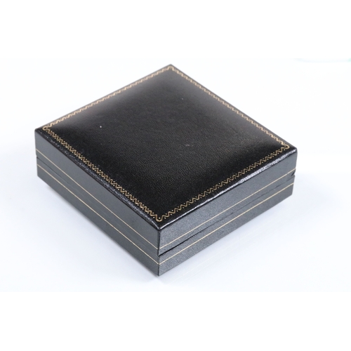 6 - 18ct gold, sapphire and diamond pendant necklace. The necklace being bezel set with a mixed pear cut... 