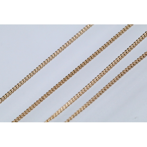 6 - 18ct gold, sapphire and diamond pendant necklace. The necklace being bezel set with a mixed pear cut... 