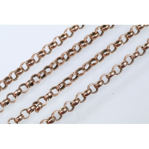 126 - 9ct gold ingot pendant set to a belcher link chain. Ingot hallmarked Birmingham 2000. Chain hallmark... 