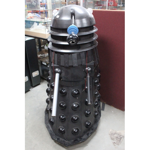 Full scale replica model of a Dalek from Doctor Who of wooden ...