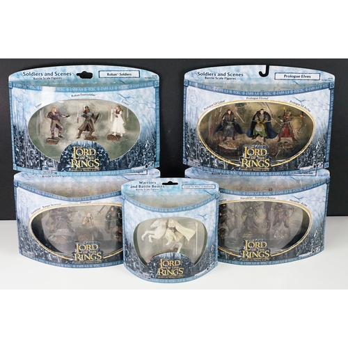 Five carded Lord of the Rings Armies of Middle Earth figures to include ...