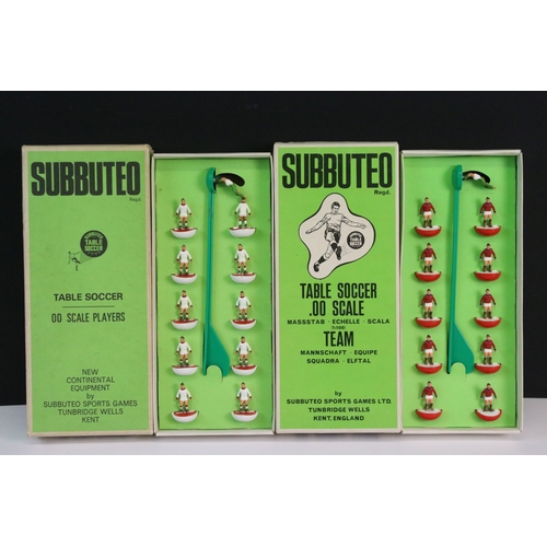 Subbuteo - Two boxed HW teams to include 145 Aldershot (slight learner ...