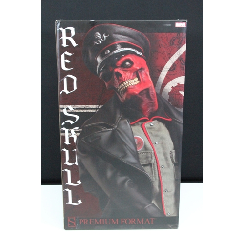 Boxed ltd edn Sideshow Collectables Premium Format Red Skull model (434 ...