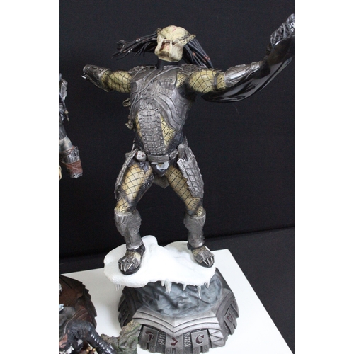 Five large scale figures and statues to include Sideshow Collectibles ...