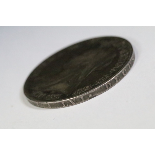 135 - Two Queen Victoria 1893 pre decimal silver full crown coins.