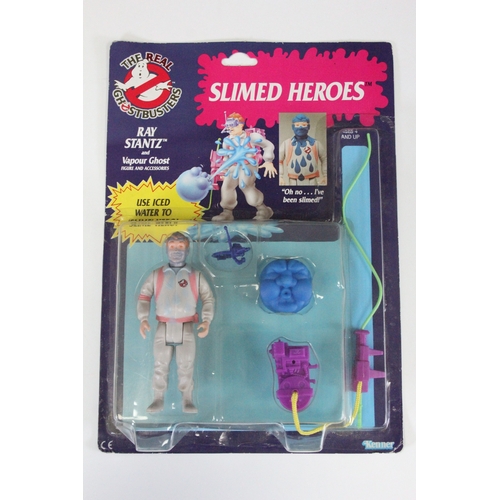 484 - Carded Kenner The Real Ghostbusters Slimed Heroes Ray Stantz And Vapour Ghost Figure & Accessories, ... 