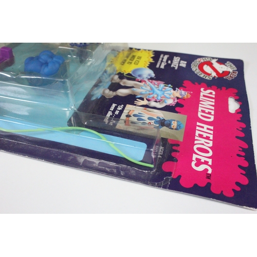 484 - Carded Kenner The Real Ghostbusters Slimed Heroes Ray Stantz And Vapour Ghost Figure & Accessories, ... 