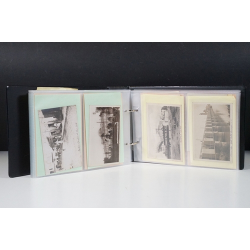 505 - A postcard album containing Ethnic, Native, South Africa, Aden, Africa and Egypt, real photo and pri... 