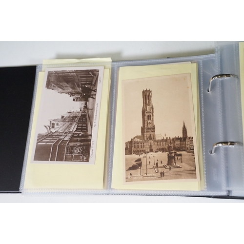 505 - A postcard album containing Ethnic, Native, South Africa, Aden, Africa and Egypt, real photo and pri... 