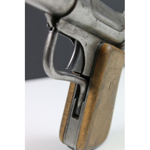 322A - Accles & Shelvoke Ltd air pistol, with wooden pistol grips