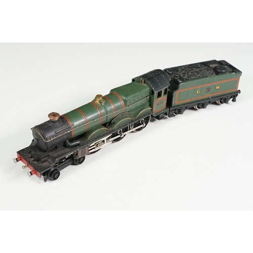 15 - Four Wrenn OO gauge locomotives within incorrect or repro boxes to include Clan Line (repro box & na... 