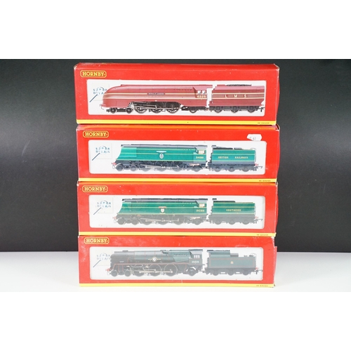 18 - Four boxed Hornby Super Detail OO gauge locomotives to include R2179 LMS 4-6-2 Coronation Class 6225... 