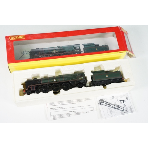 18 - Four boxed Hornby Super Detail OO gauge locomotives to include R2179 LMS 4-6-2 Coronation Class 6225... 