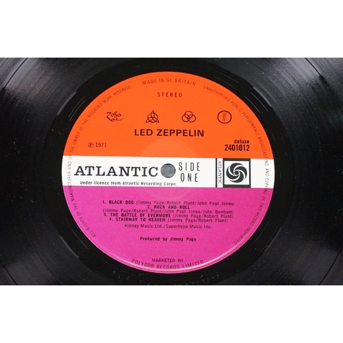 Vinyl - 2 Led Zeppelin LPs to include I (plum Atlantic labels) Ex- and ...