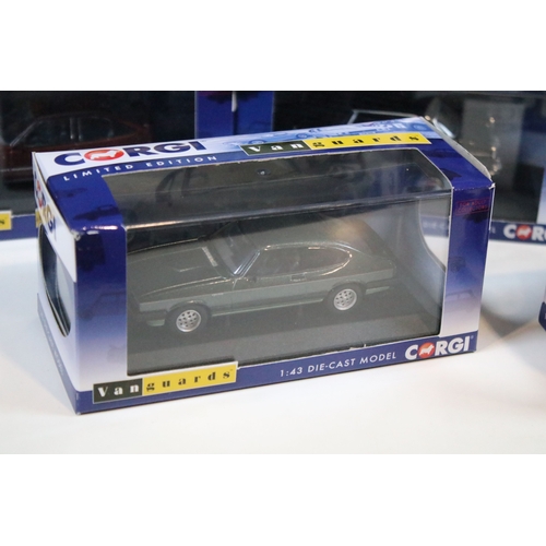 122 - 25 Boxed / cased ltd edn and Special Edition Corgi Vanguards diecast models to include VA12405 Ford ... 