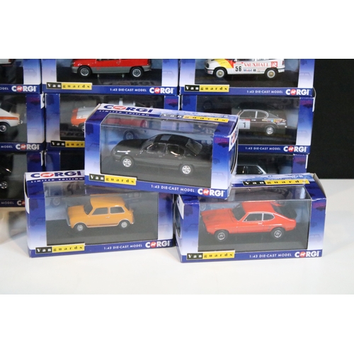 123 - 30 Boxed / cased ltd edn and Special Edition Corgi Vanguards diecast models to include VA13000 MGB W... 