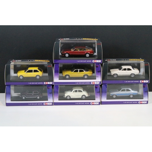 133 - 11 Boxed / cased ltd edn Corgi Vanguards diecast models to include VA09206 Rover 75 V6 Contemporary ... 