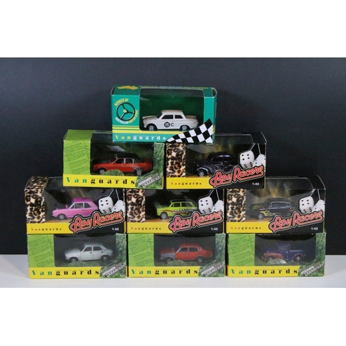 134 - 34 Boxed / cased Vanguards diecast models to include Hidden Treasures, Boy Racers and Heroes Of Aust... 