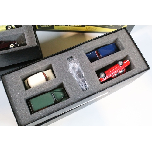 135 - Five boxed Special Limited Edition Vanguards diecast model sets to include RM1003 Royal Mail Collect... 