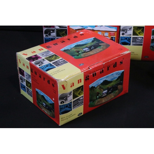 137 - Ten boxed Vanguards diecast model diorama sets to include GD1002 Morris Minor Van & Mini Van Royal M... 