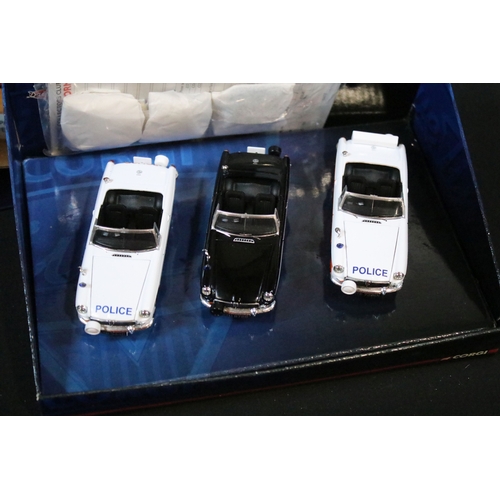 138 - 14 Boxed Corgi / Lledo Vanguards and related diecast model sets to include MG1002 MGB 50th Anniversa... 