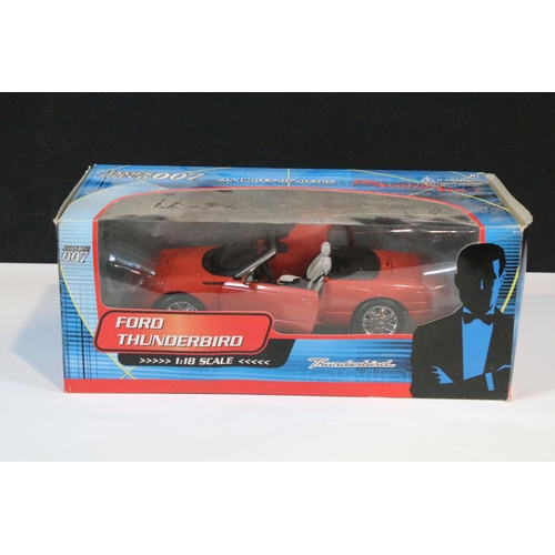 174 - Two boxed 1/18 scale James Bond related diecast models to include AutoArt 70021 James Bond 007 Goldf... 