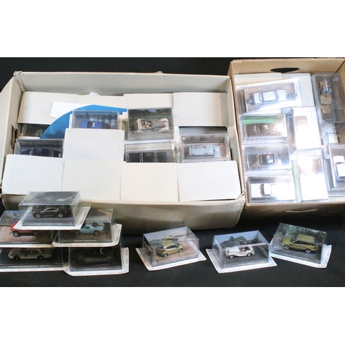 146 - Complete set of 134 boxed / cased / carded Eaglemoss James Bond Car Collection diecast models, toget... 