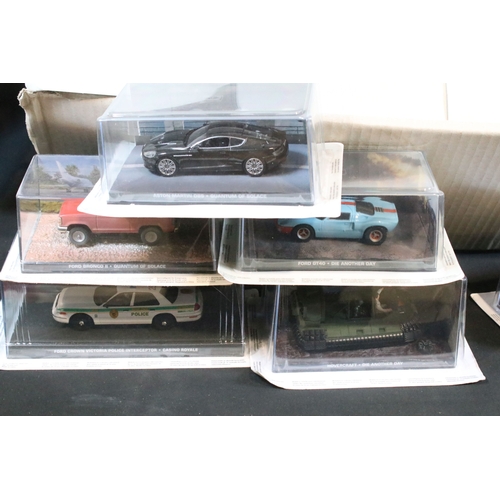 146 - Complete set of 134 boxed / cased / carded Eaglemoss James Bond Car Collection diecast models, toget... 