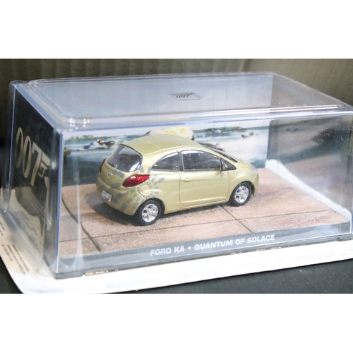 146 - Complete set of 134 boxed / cased / carded Eaglemoss James Bond Car Collection diecast models, toget... 