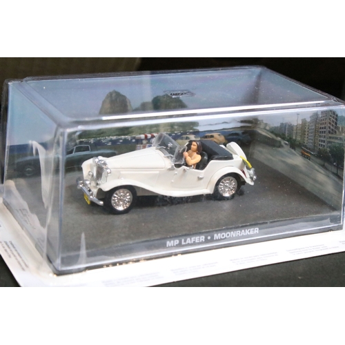 146 - Complete set of 134 boxed / cased / carded Eaglemoss James Bond Car Collection diecast models, toget... 