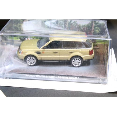 146 - Complete set of 134 boxed / cased / carded Eaglemoss James Bond Car Collection diecast models, toget... 