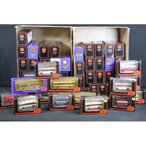 147 - 58 Boxed EFE Exclusive First Editions diecast model buses to include De Luxe Series examples, all di... 