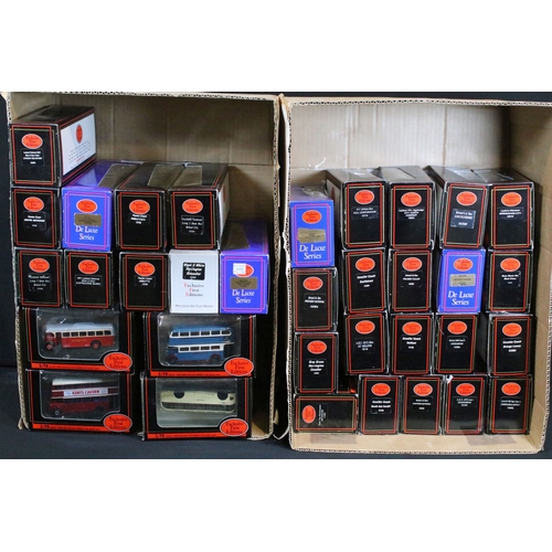 147 - 58 Boxed EFE Exclusive First Editions diecast model buses to include De Luxe Series examples, all di... 