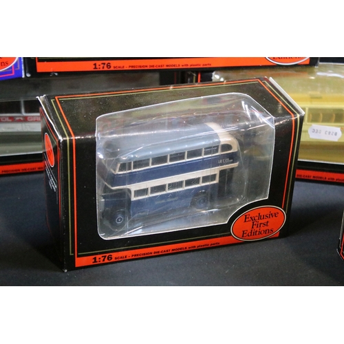 147 - 58 Boxed EFE Exclusive First Editions diecast model buses to include De Luxe Series examples, all di... 