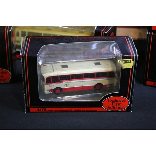 147 - 58 Boxed EFE Exclusive First Editions diecast model buses to include De Luxe Series examples, all di... 