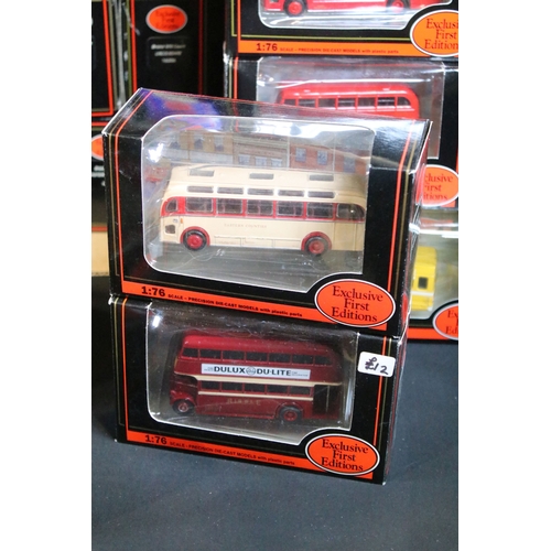 147 - 58 Boxed EFE Exclusive First Editions diecast model buses to include De Luxe Series examples, all di... 