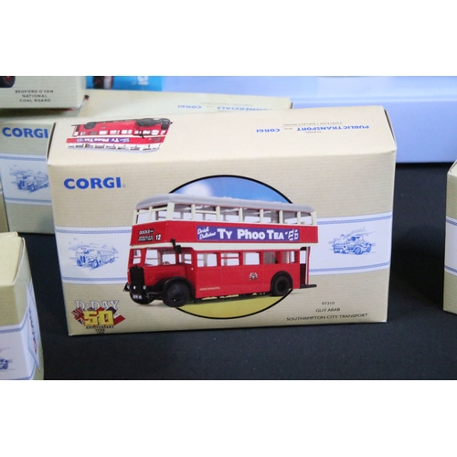 148 - 27 Boxed Corgi Classics diecast models to include Commercials, Road Transport and Public Transport e... 