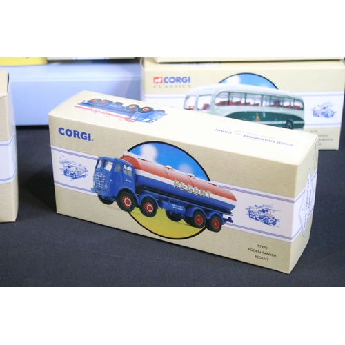 148 - 27 Boxed Corgi Classics diecast models to include Commercials, Road Transport and Public Transport e... 