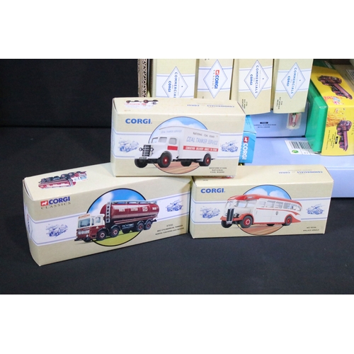 148 - 27 Boxed Corgi Classics diecast models to include Commercials, Road Transport and Public Transport e... 