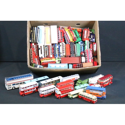 151 - Large collection of diecast models to include commercials and bus models including EFE Exclusive Fir... 